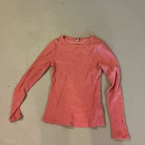 Old Navy Women's Coral Long Sleeve Tee